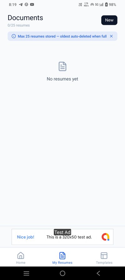 Resume Form